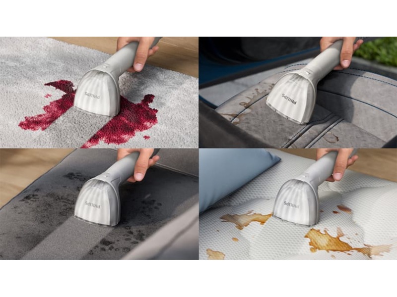 Philips 3000-seriens tæpperenser XW3193/11 (hvid/blå) Damprensere