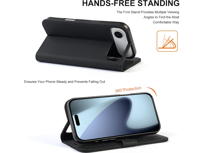 iiglo iPhone Air Wallet Cover (sort) Mobilcover