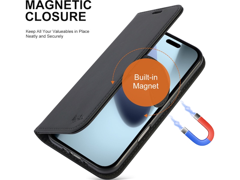 iiglo iPhone Air Wallet Cover (sort) Mobilcover