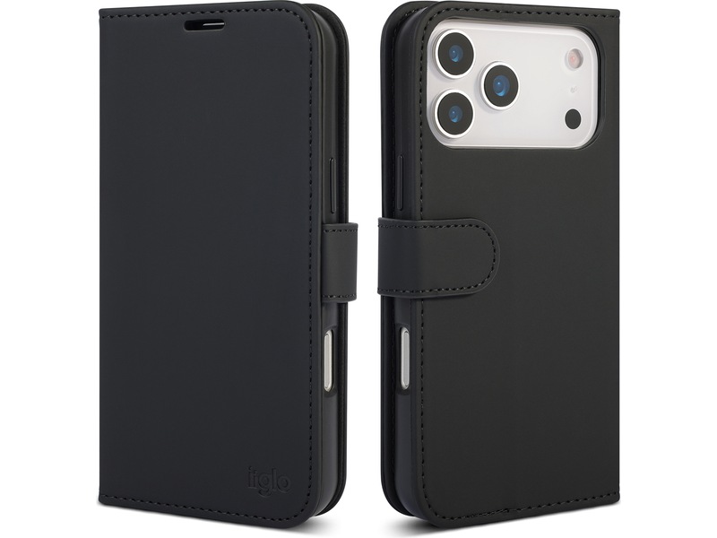 iiglo iPhone 17 Pro Max Wallet Cover (sort) Mobilcover