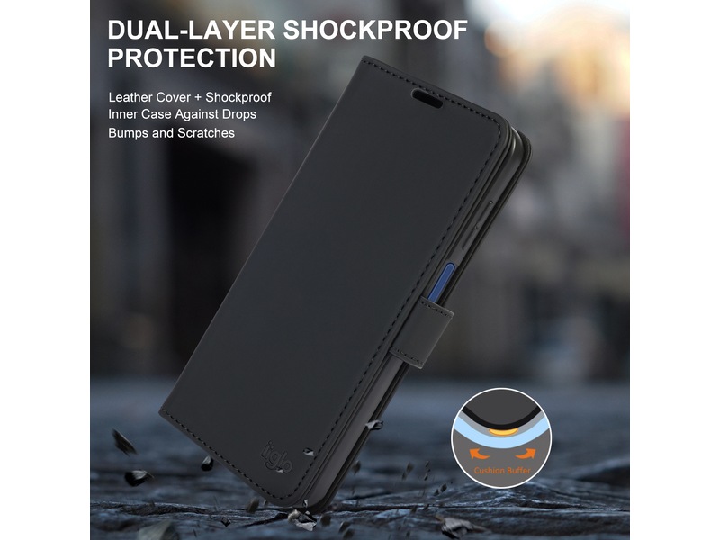 iiglo Galaxy A17 Wallet Cover (sort) Mobilcover