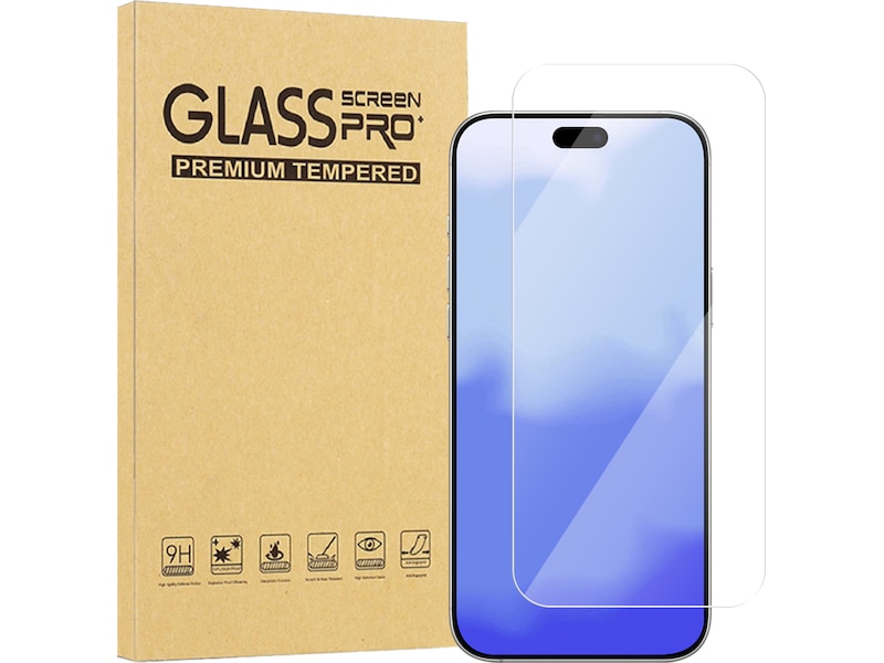 iiglo iPhone 17 / 17 Pro / 16 Pro skærmbeskytter Skærmbeskyttelse mobiltelefon