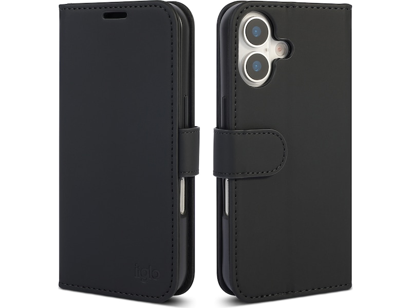 iiglo iPhone 17 Wallet Cover (sort) Mobilcover