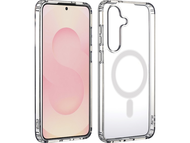 iiglo Galaxy S25 FE Magnetic Silikone cover (gennemsigtig) Mobilcover