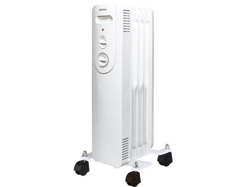 Adax Basic Nova 1000W olievarmer (hvid) Radiatorer