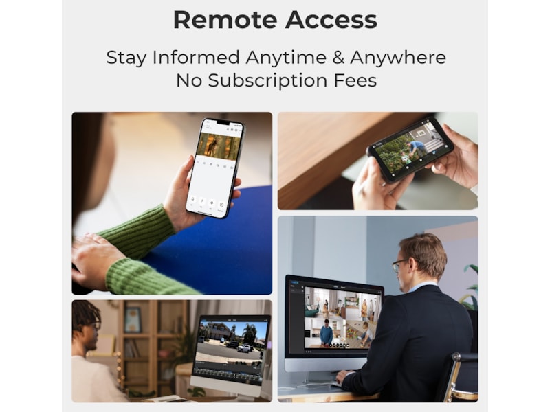 Reolink E1 Outdoor – Black Overvågningskameraer