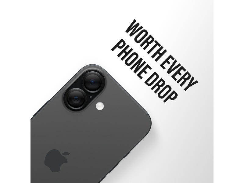 PanzerGlass iPhone 17 / 16 / 16 Plus Hoops Ceramic II Linsebeskytter Skærmbeskyttelse mobiltelefon