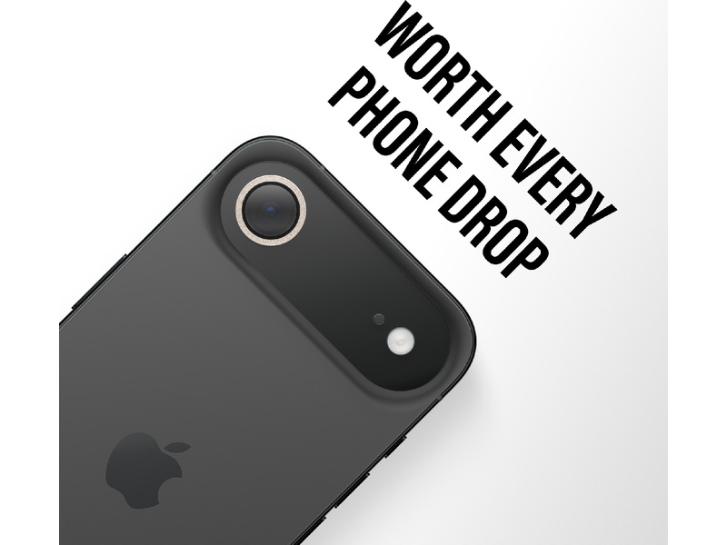 PanzerGlass iPhone Air Hoops Linsebeskytter (glitter gold) Skærmbeskyttelse mobiltelefon