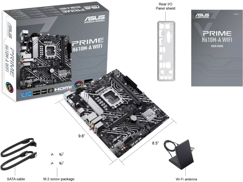 ASUS PRIME H610M-A WIFI Bundkort Intel Socket