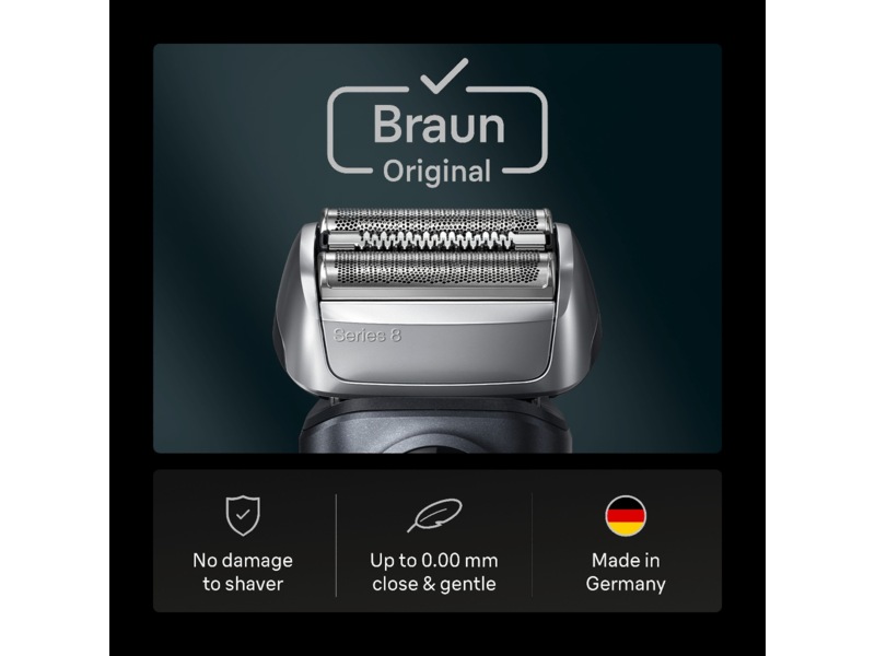Braun Series 8 ORIGINALT Reservehoved 83M Tilbehør til barbermaskiner