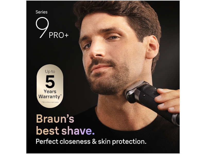 Elektrisk Braun Series 9 PRO+-barbermaskine 9675CC Barbermaskine