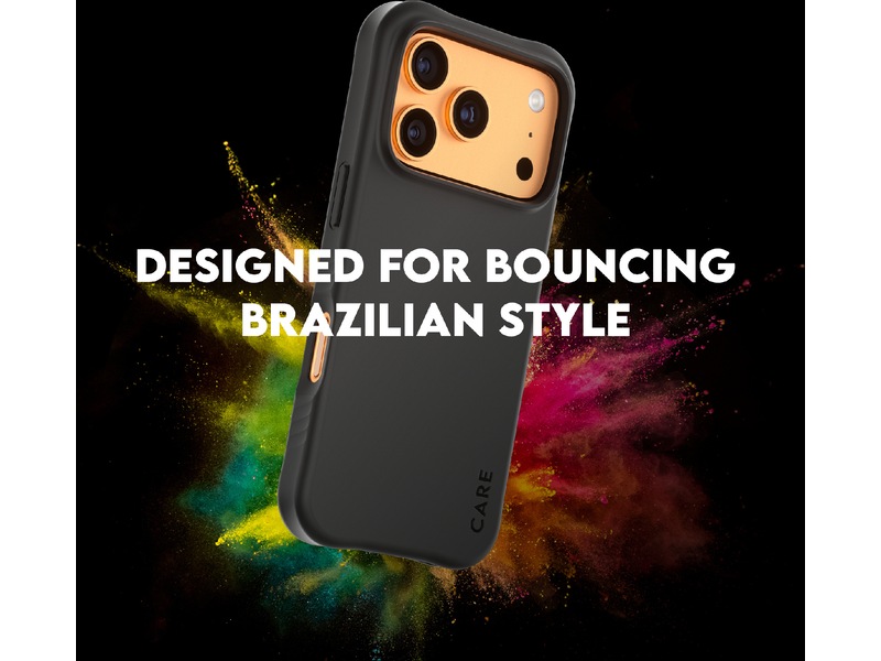 PanzerGlass CARE iPhone 17 Pro Samba Hardcase cover (sort) Mobilcover