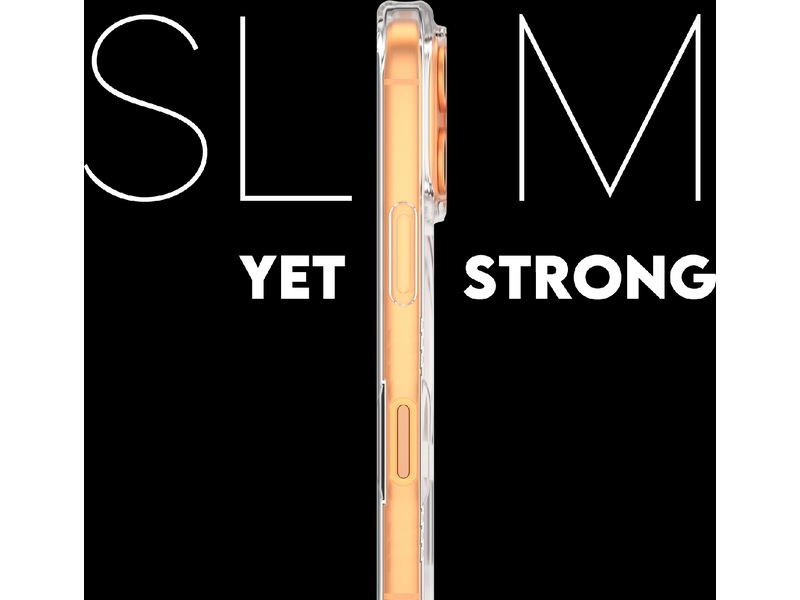 PanzerGlass CARE iPhone 17 Pro Samba Hardcase cover (gennemsigtig/hvid) Mobilcover