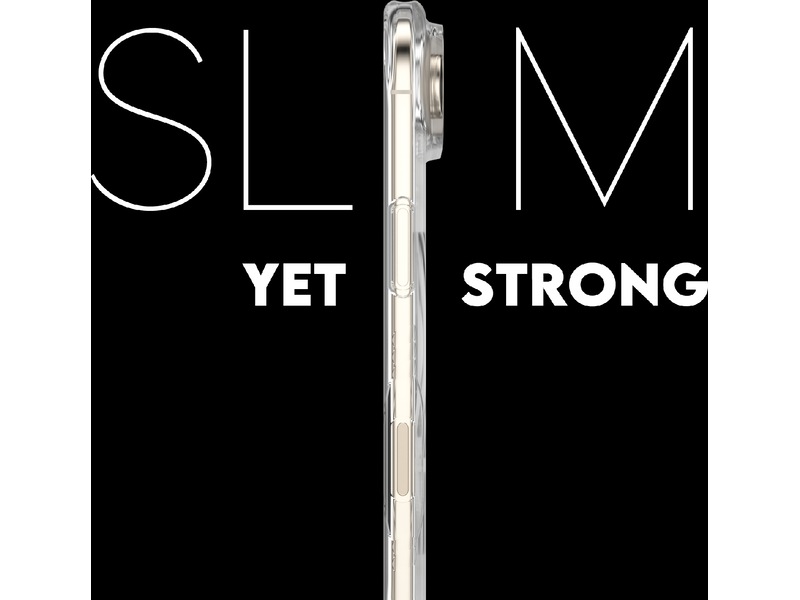 PanzerGlass CARE iPhone Air Samba Hardcase cover (gennemsigtig/hvid) Mobilcover