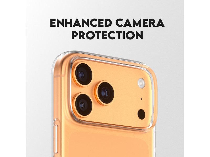 PanzerGlass CARE iPhone 17 Pro Max Fashion Silikone cover (gennemsigtig) Mobilcover