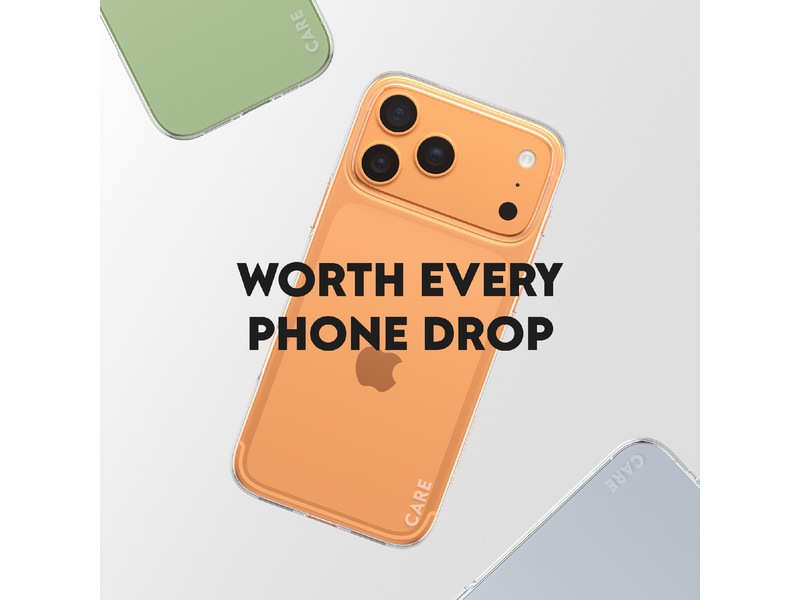 PanzerGlass CARE iPhone 17 Pro Max Fashion Silikone cover (gennemsigtig) Mobilcover