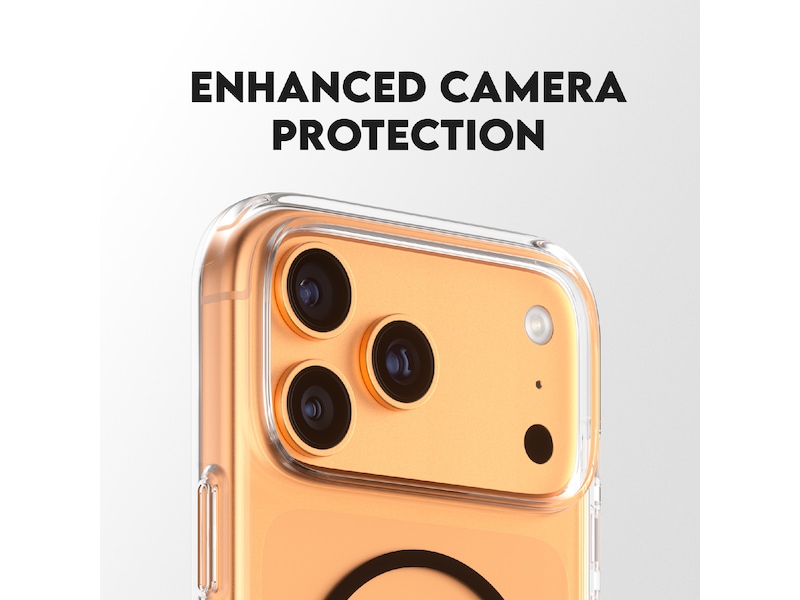 PanzerGlass CARE iPhone 17 Pro Max Urban Explorer cover (gennemsigtig/sort) Mobilcover