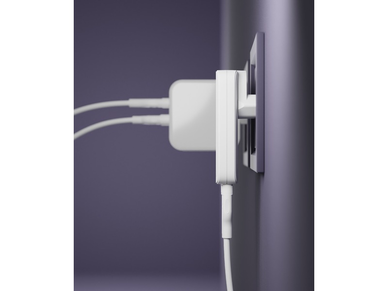 dbramante1928 re-charge Pro EU/US Slim Vægoplader (hvid) Mobilopladere