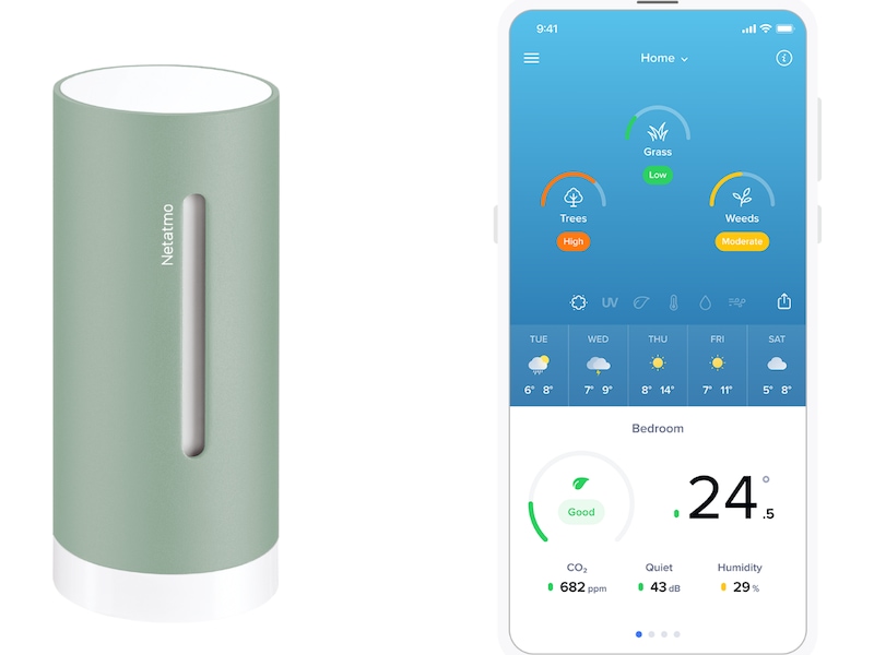 Netatmo Ekstra Indendørs Modul Original (mint) Vejrstationer