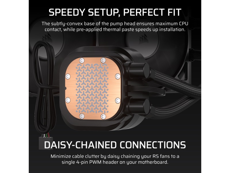 Corsair Nautilus 240 RS LCD Køler (sort) CPU - Vandkøling