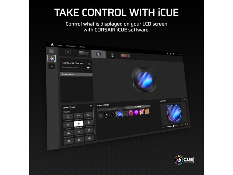 Corsair Nautilus 240 RS LCD Køler (sort) CPU - Vandkøling