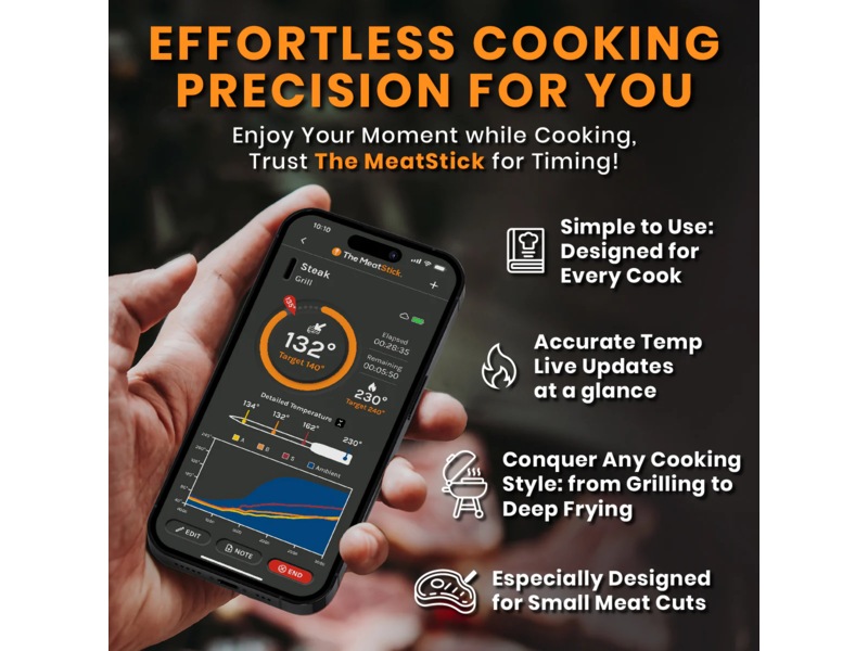 THE MEATSTICK Chef X trådløst madlavningstermometer Andet køkkenudstyr