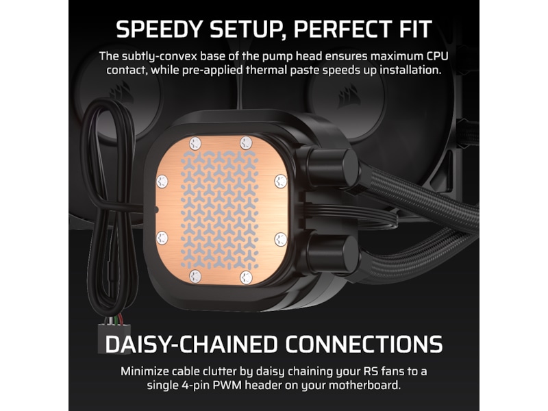 Corsair Nautilus 360 RS LCD Køler (sort) CPU - Vandkøling