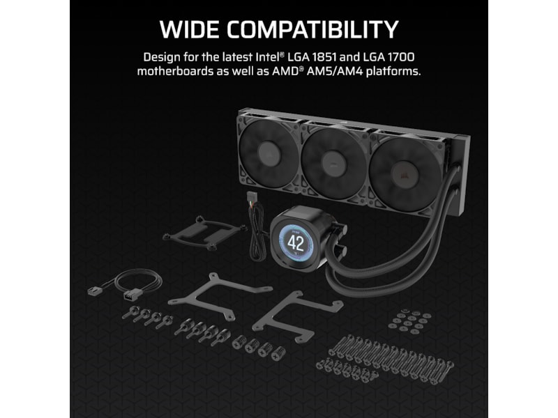 Corsair Nautilus 360 RS LCD Køler (sort) CPU - Vandkøling