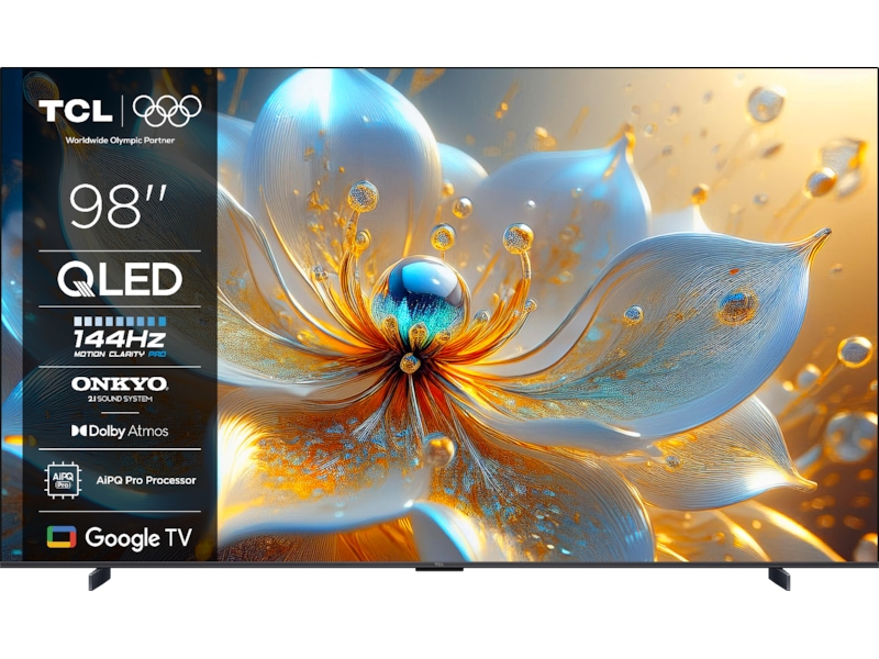 TCL 98" T8C 4K QLED Google TV (2025) Over 80 tommer TV