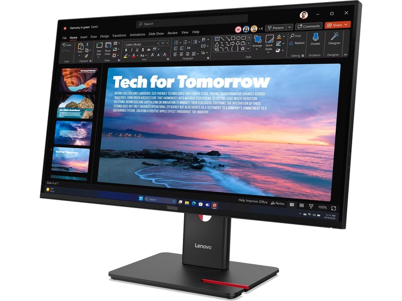 Lenovo 27" skærm ThinkVision T27QD-40 Skærme