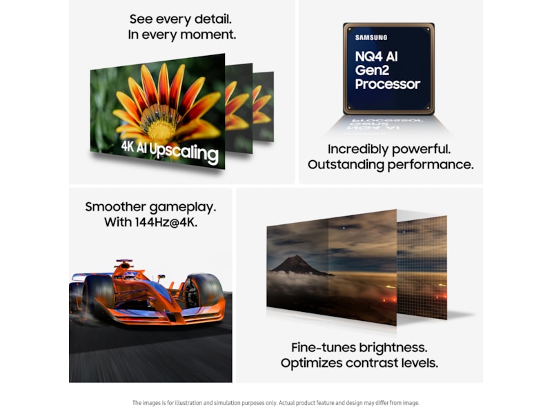 Samsung 65" QN73F Neo QLED 4K Mini LED Smart TV (2025) 60 - 69 tommer TV