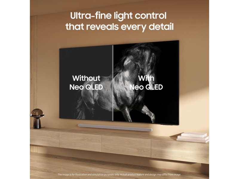 Samsung 85" QN73F Neo QLED 4K Mini LED Smart TV (2025) Over 80 tommer TV