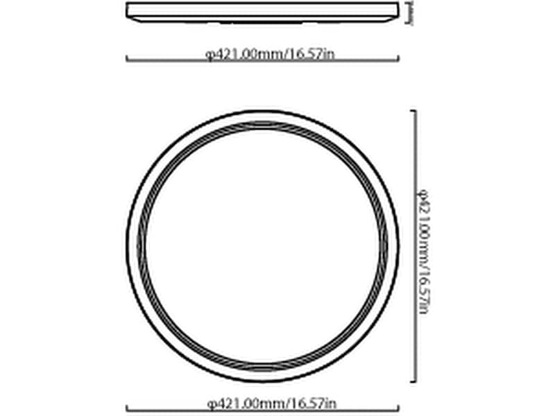 WiZ SuperSlim RGB loftslampe 22W (sort) Loftlampe
