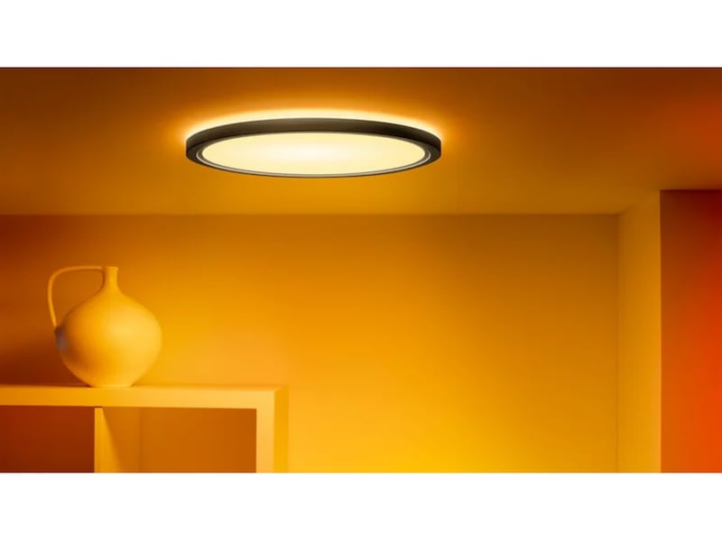 WiZ SuperSlim RGB loftslampe 22W (sort) Loftlampe