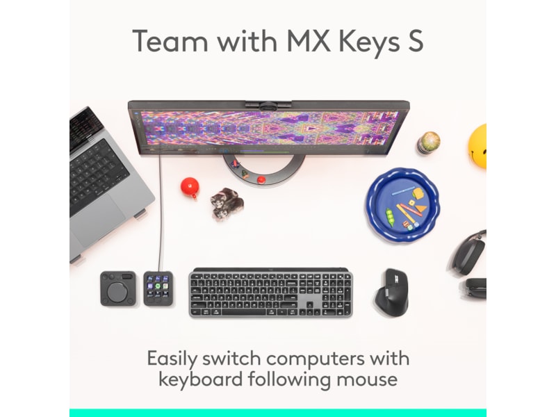 Logitech MX Master 4 Trådløs Ergonomisk Mus (grafitgrå) Mus