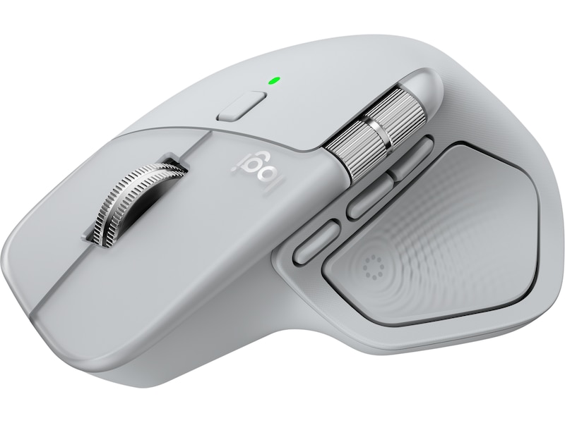 Logitech MX Master 4 Trådløs Ergonomisk Mus (lysegrå) Mus