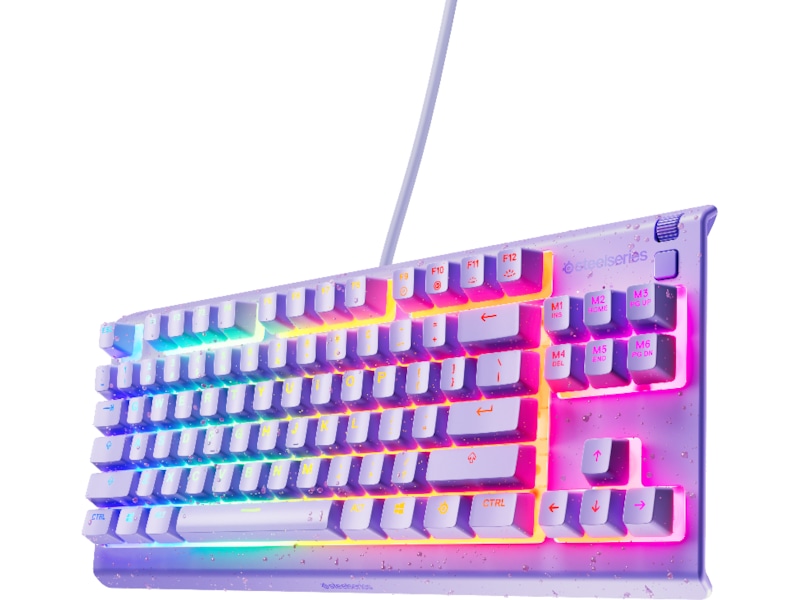 Steelseries Apex 3 TKL Gaming Tastatur (levander) Gamingkeyboard