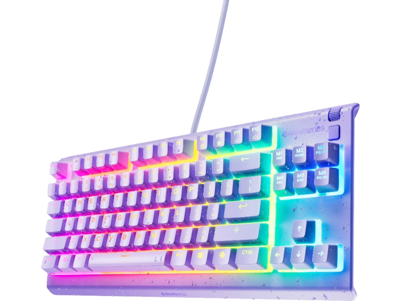 Steelseries Apex 3 TKL Gaming Tastatur (levander) Gamingkeyboard
