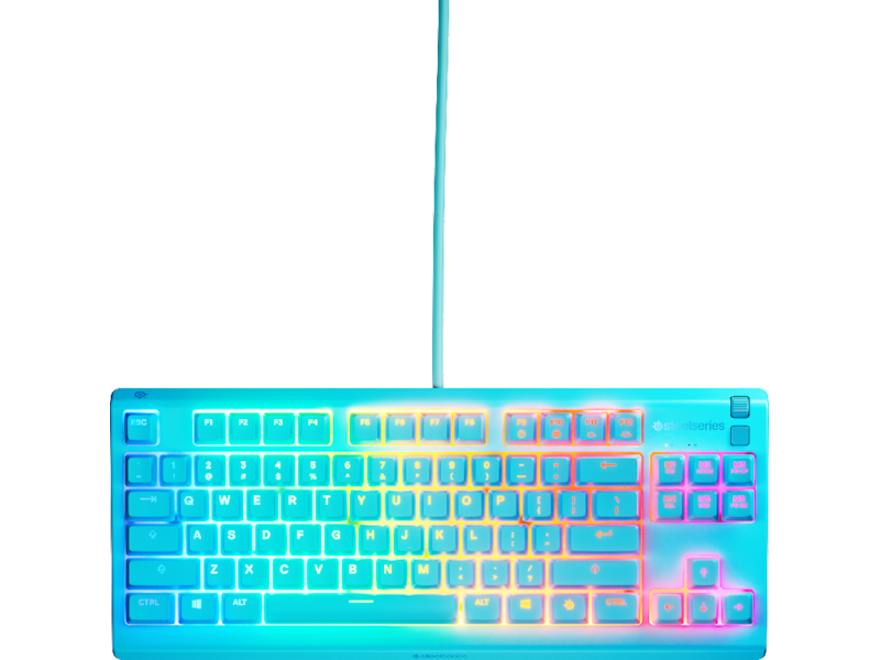 Steelseries Apex 3 TKL Gaming Tastatur (aqua) Gamingkeyboard