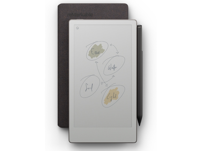 reMarkable Paper Pro Move 7.3" inkl. Marker Plus & Book Folio (basalt) Digitale paper & tilbehør