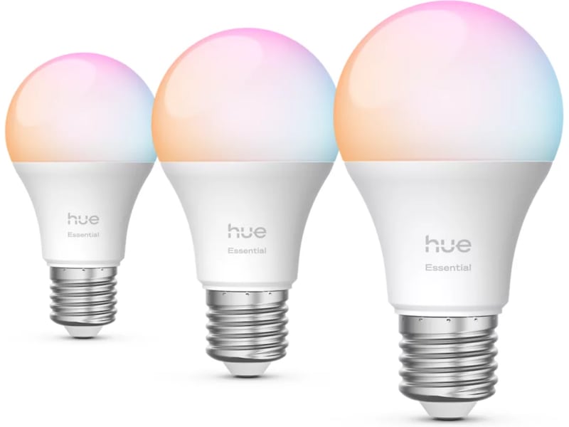 Philips Hue Essential WCA-pære E27 806 lm (3-pak) LED-pærer & elpærer