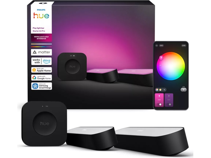 Philips Hue WCA startpakke (2 Play-lysbjælker + Bridge Pro) LED-pærer & elpærer