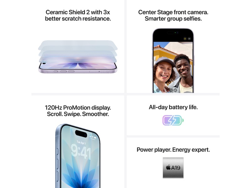 iPhone 17 512GB (støvet lysblå) Mobiltelefoner