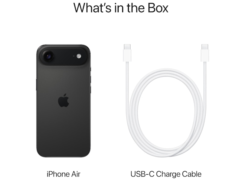 iPhone Air 1TB (space black) Mobiltelefoner