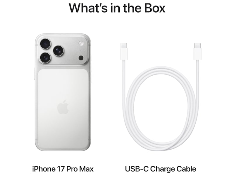 iPhone 17 Pro Max 256GB (sølv) Mobiltelefoner