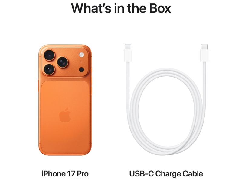 iPhone 17 Pro 256GB (kosmisk orange) Mobiltelefoner
