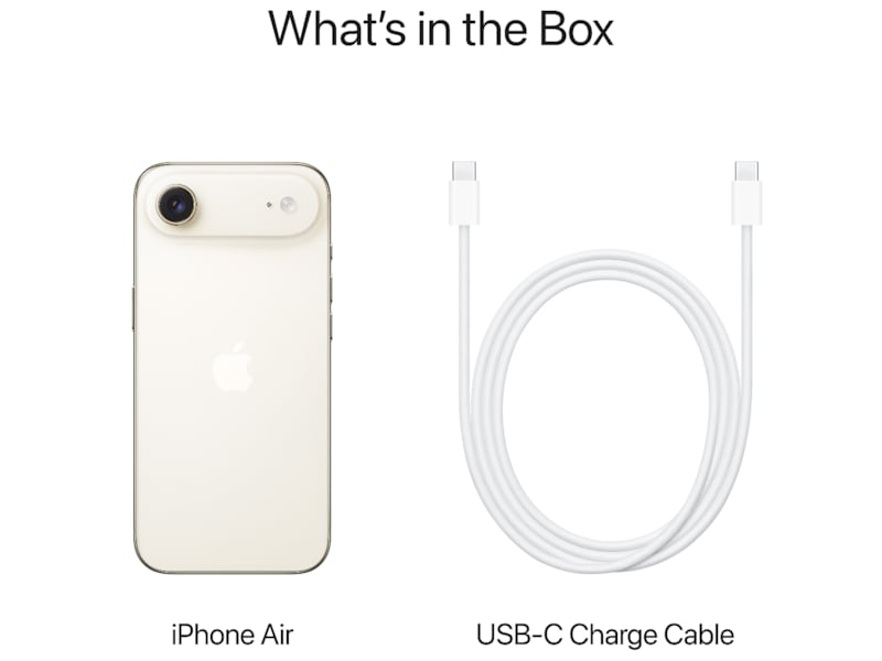 iPhone Air 1TB (lyst guld) Mobiltelefoner