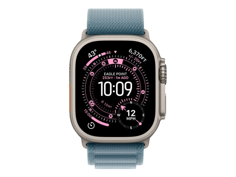 Apple Watch Ultra 3 49mm GPS + LTE Titan (naturlig) Smartwatches