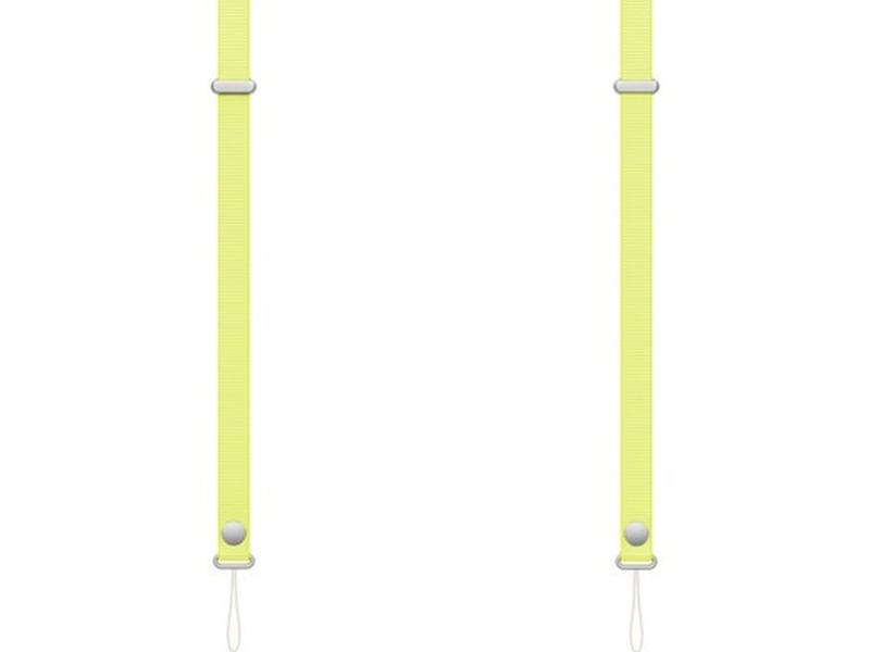 Apple Crossbody rem til iPhone (neongul) Andet tilbehør til mobiltelefoner