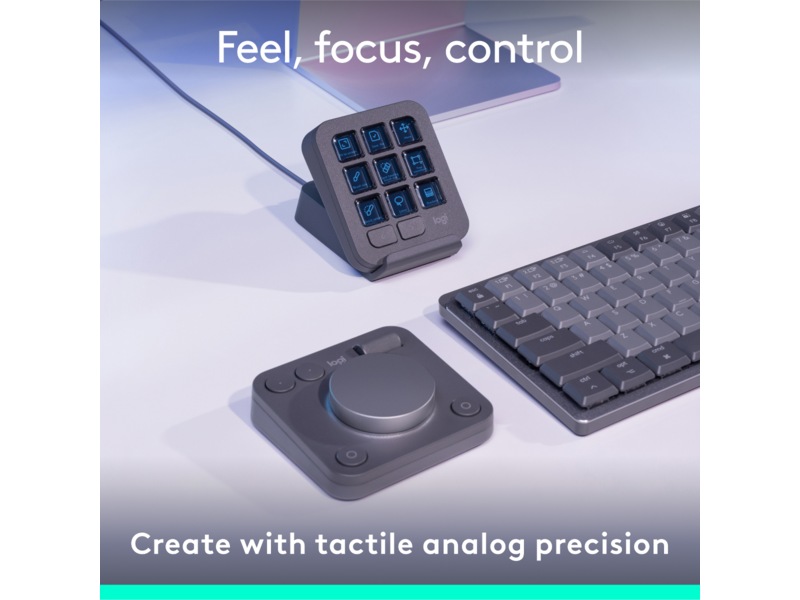 Logitech MX Creative Console (sort) Keyboards